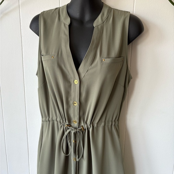 Guess Olive Green Mini Dress | Size Small - Picture 5 of 7